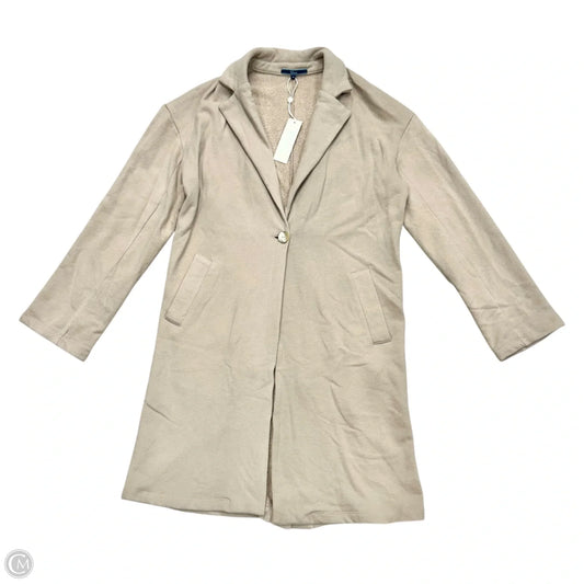 Coat Trench Coat By Shore In Tan, Size: Xs