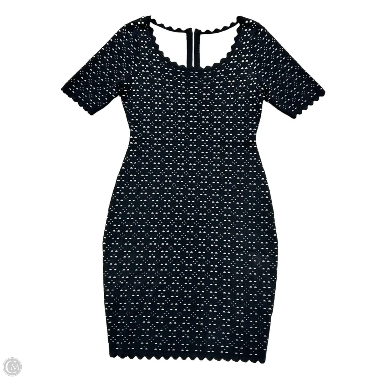 Dress Designer By Milly In Black & White, Size: L