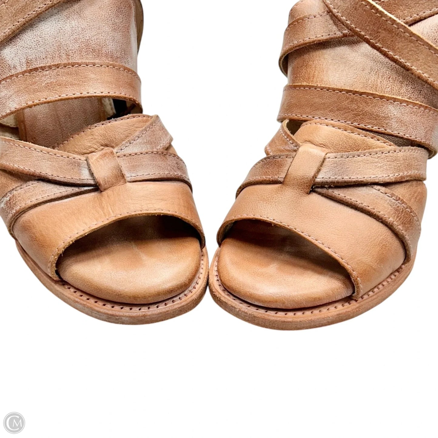 Shoes Heels Block By Freebird In Tan, Size: 8