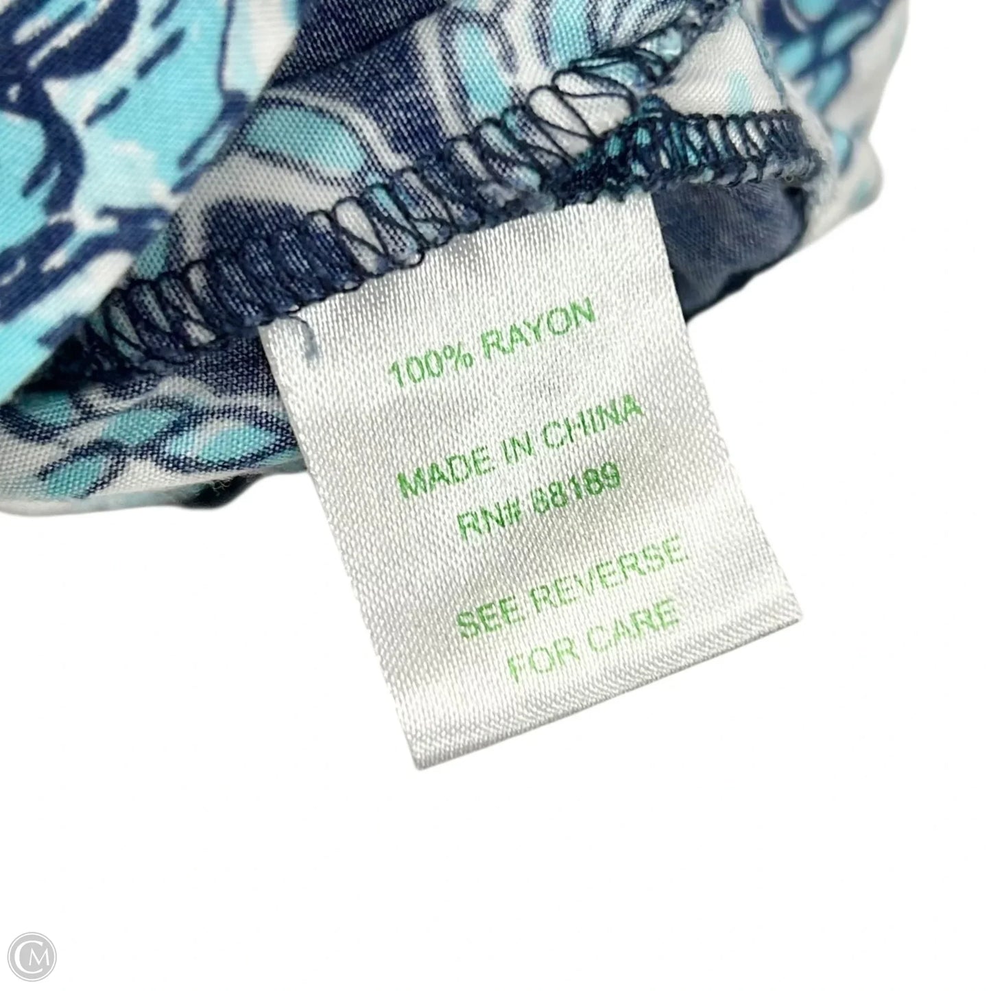 Dress Designer By Lilly Pulitzer In Blue & White, Size: Xl