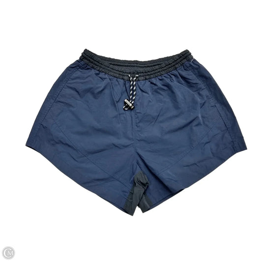 Athletic Shorts By Lululemon In Black & Blue, Size: S
