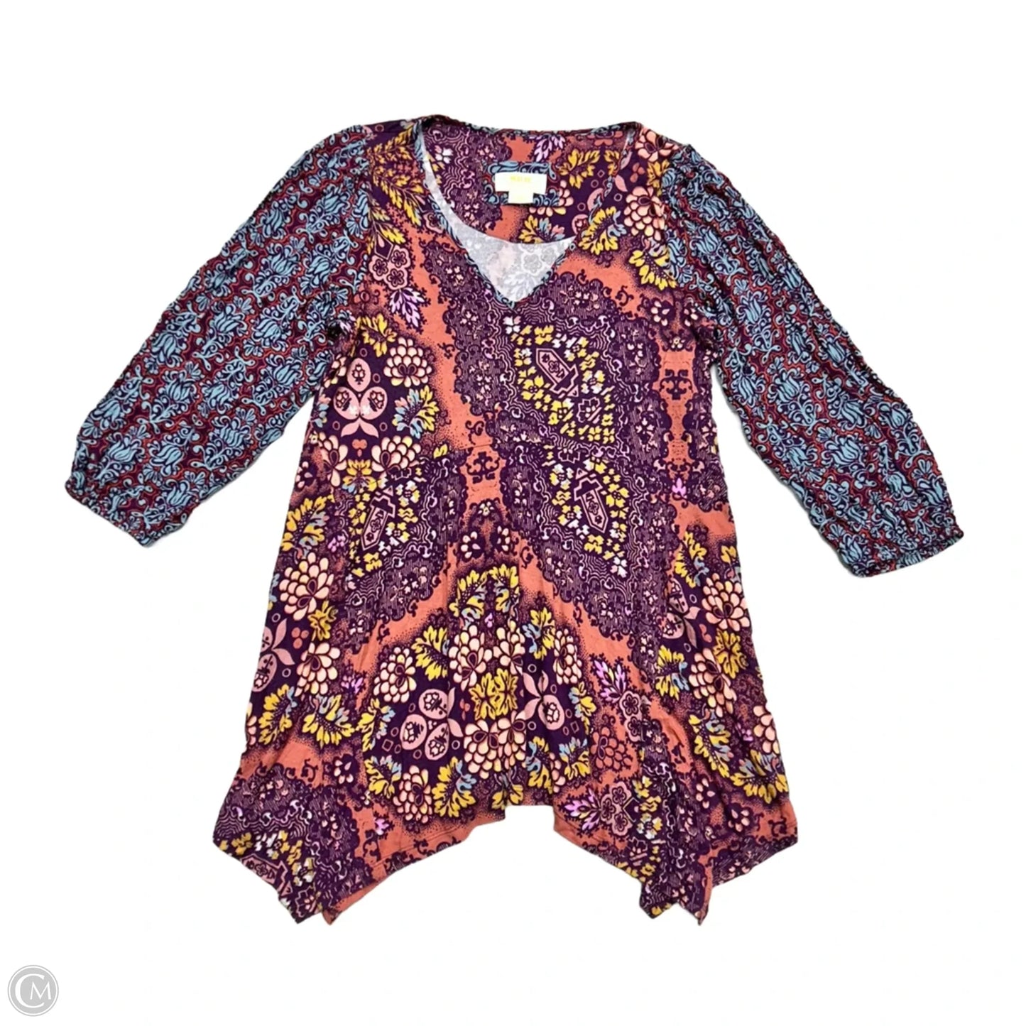 Top Long Sleeve By Maeve In Multi-colored, Size: Xs