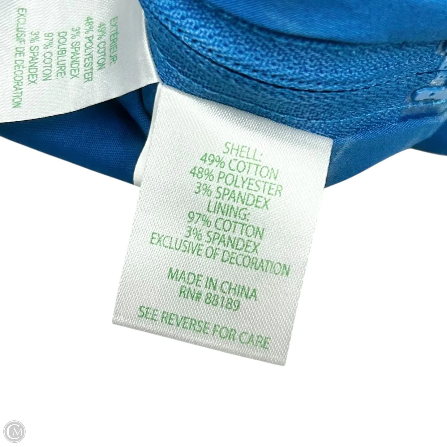 Top Sleeveless Designer By Lilly Pulitzer In Blue & White, Size: Xs