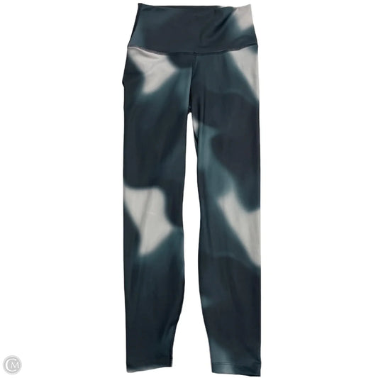 Athletic Leggings By Nike Apparel In Black & Grey, Size: S
