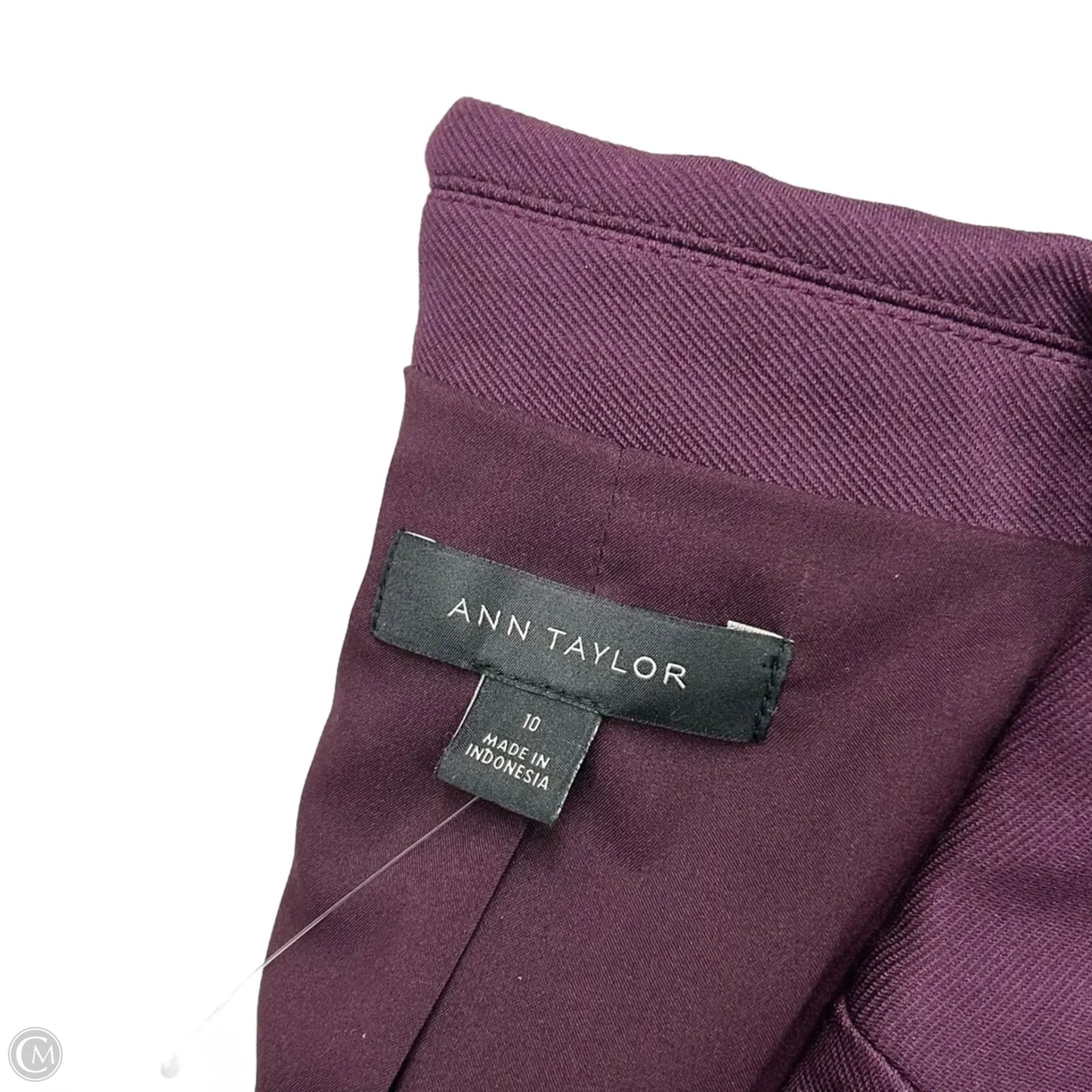 Blazer By Ann Taylor In Purple, Size: M