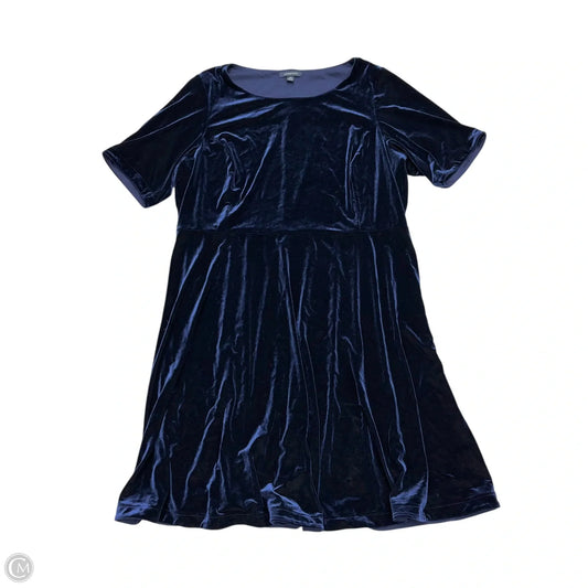 Dress Party Midi By Lands End In Navy, Size: 2x