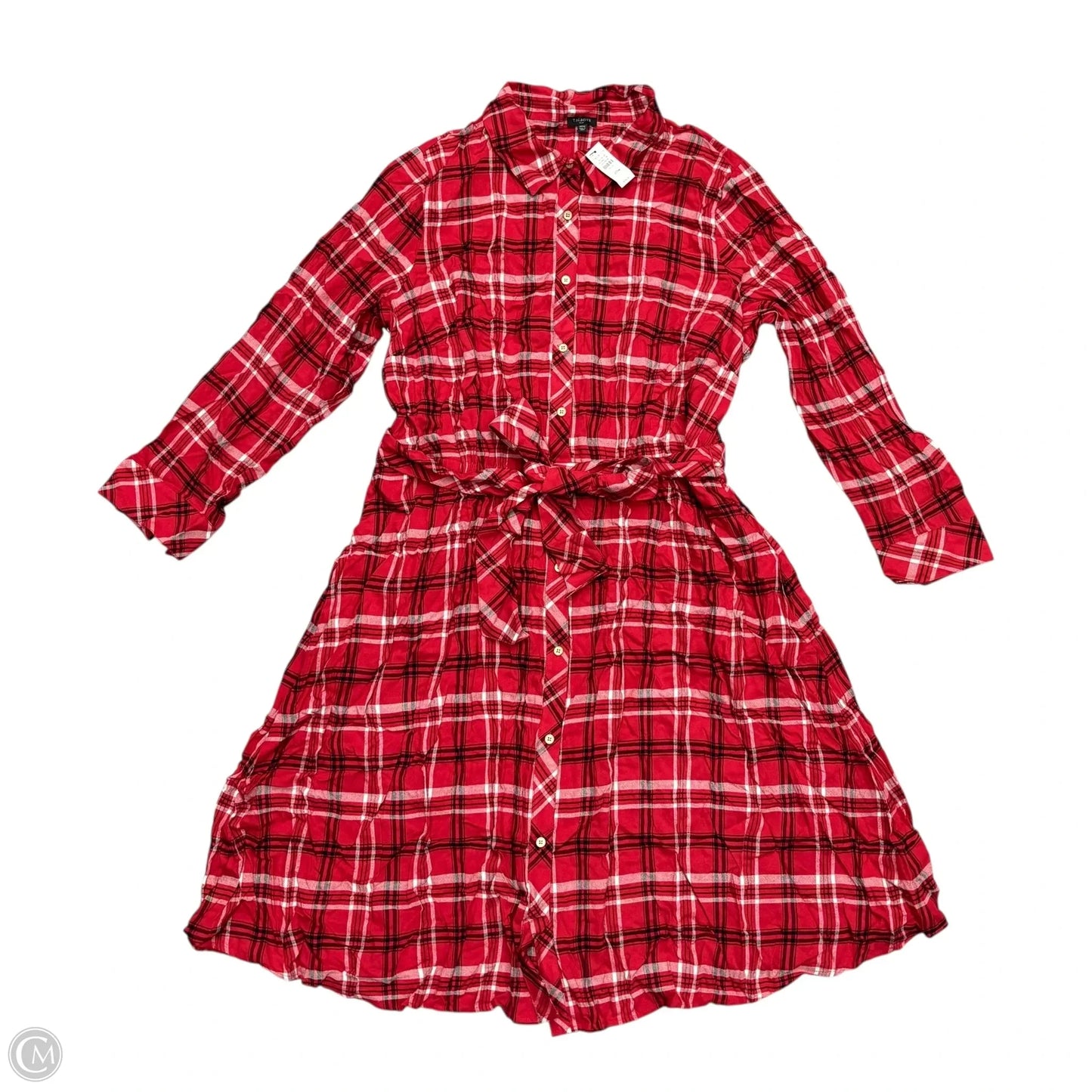 Dress Casual Short By Talbots In Black & Red, Size: 2x