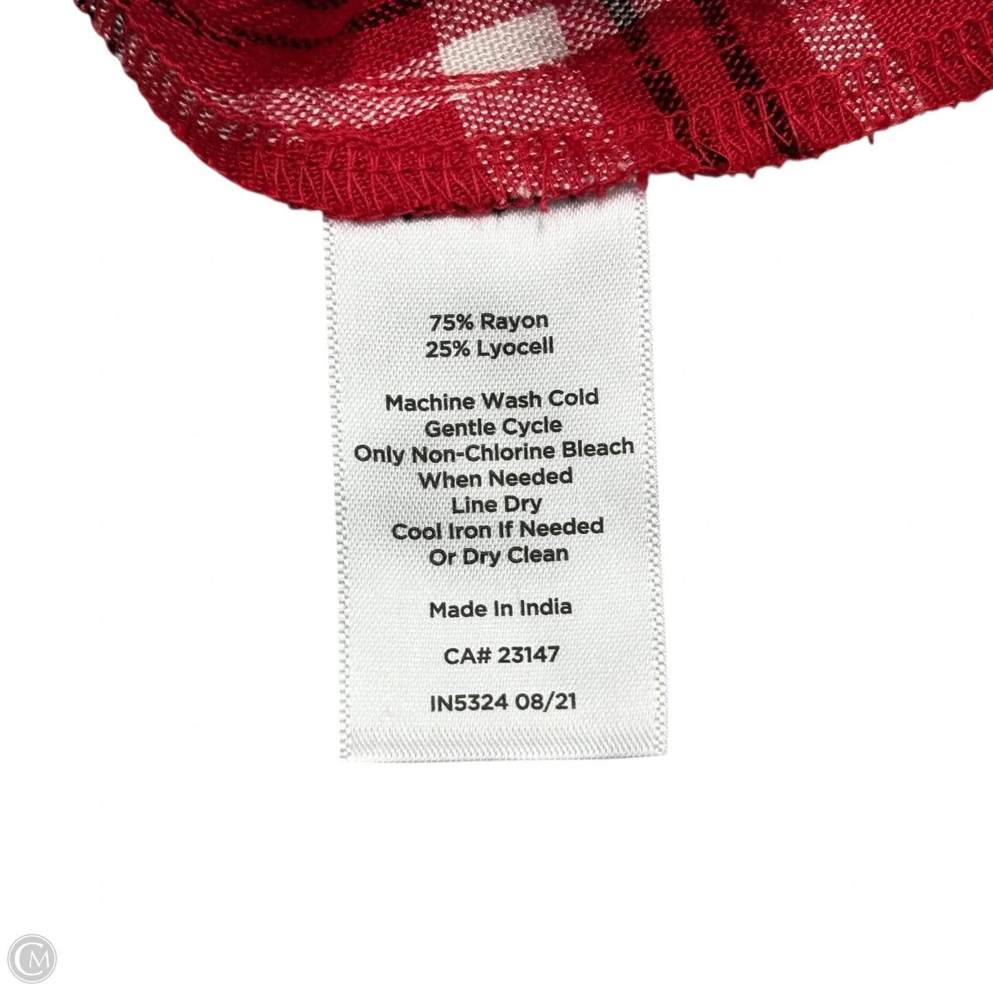 Dress Casual Short By Talbots In Black & Red, Size: 2x