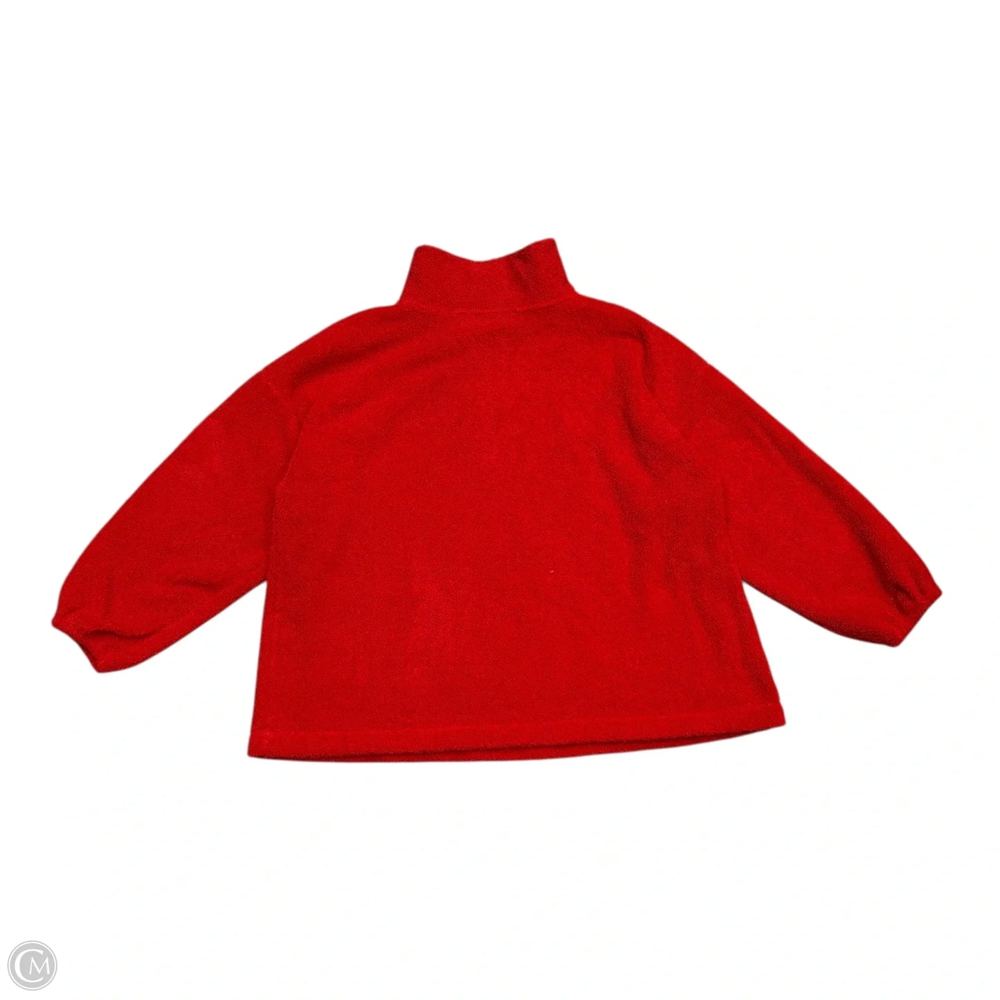 Jacket Fleece By Loft In Red, Size: 2x