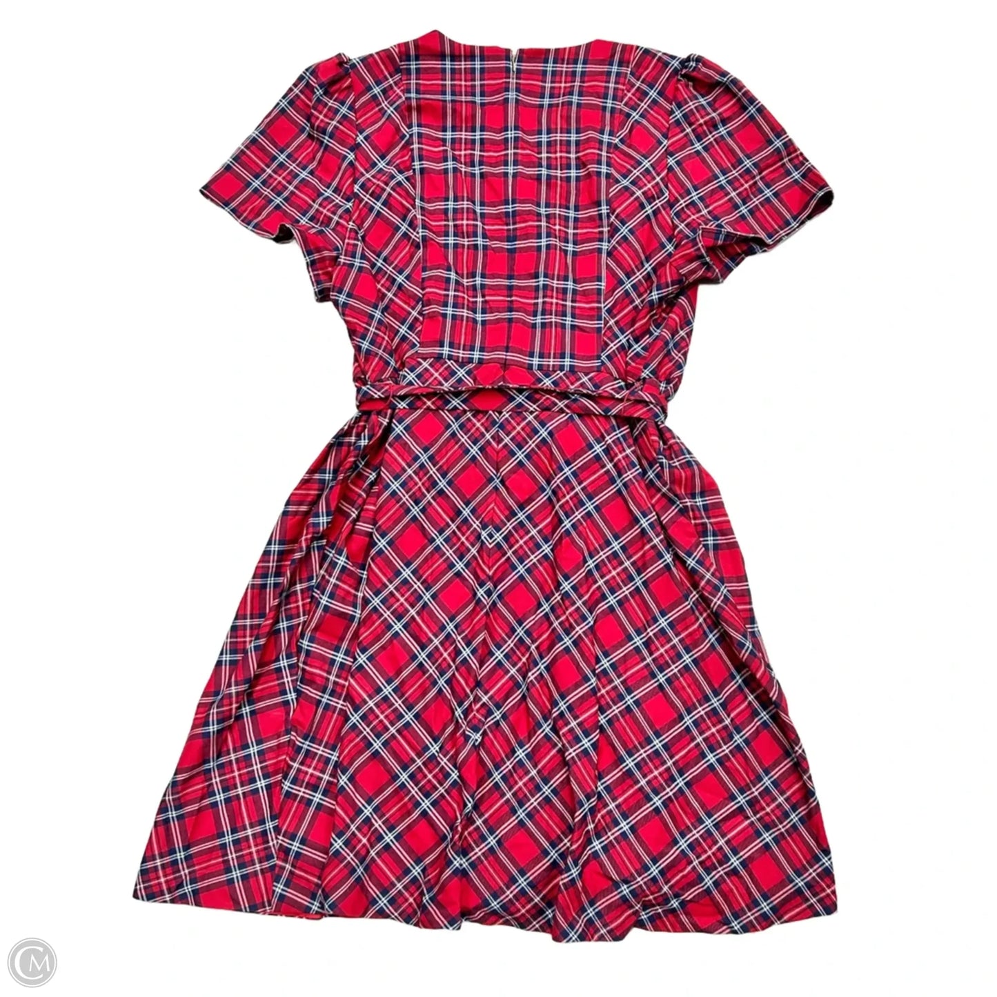 Dress Party Midi By Draper James In Blue Red & White, Size: 3x