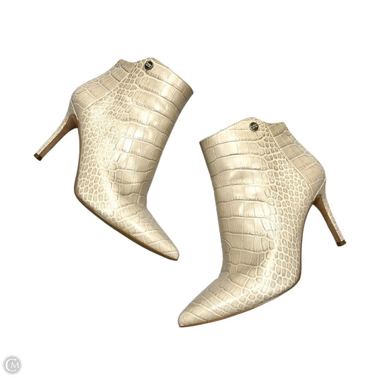 Boots Ankle Heels By Louise Et Cie In Cream, Size: 7