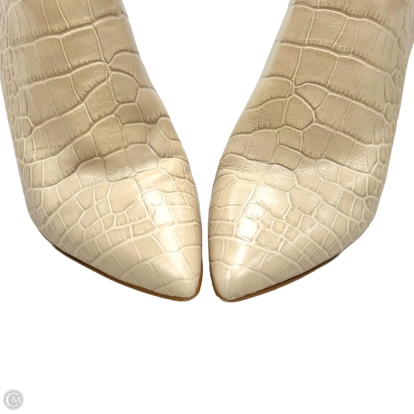 Boots Ankle Heels By Louise Et Cie In Cream, Size: 7