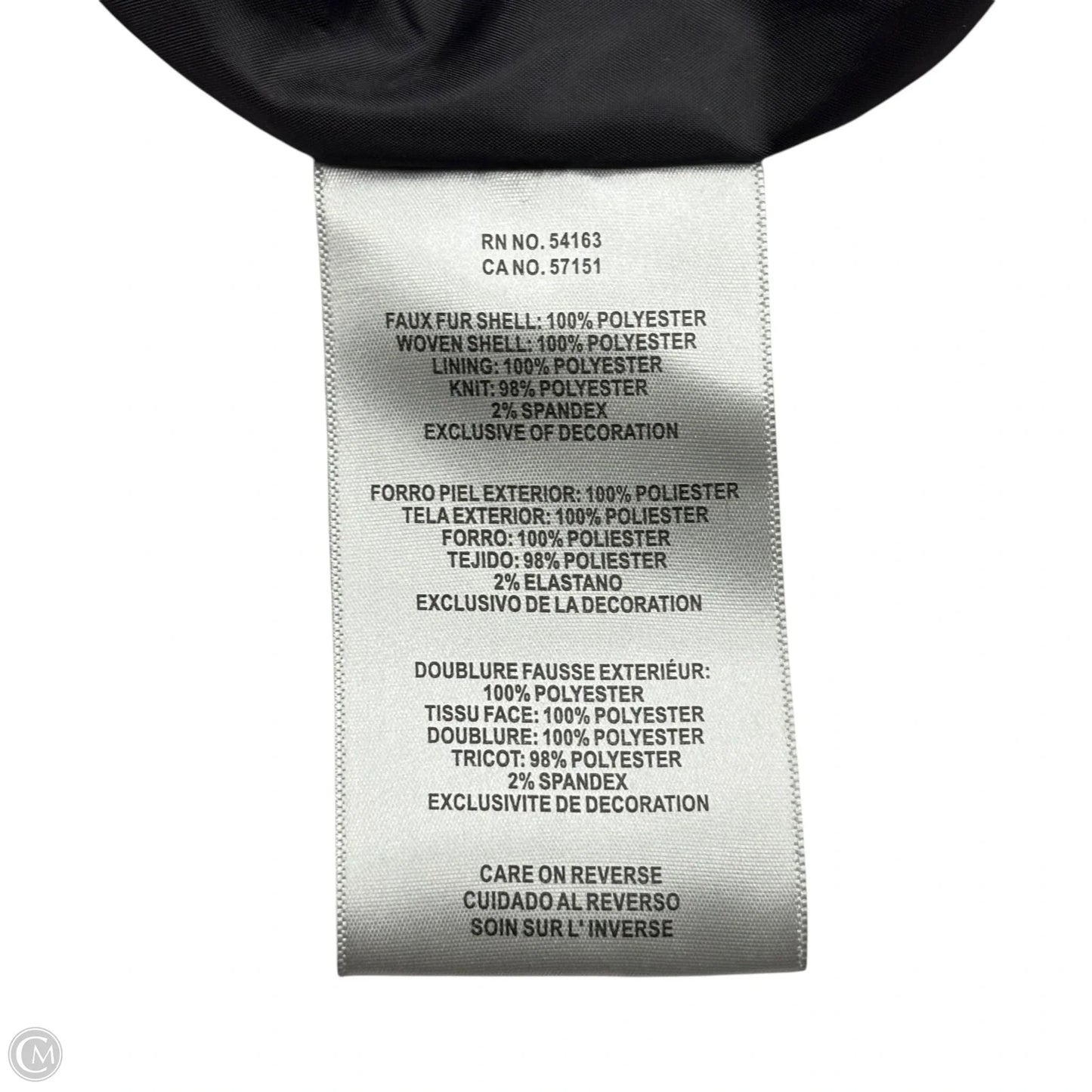 Coat Faux Fur & Sherpa By Levis In Black, Size: 2x