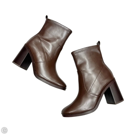 Boots Ankle Heels By Lc Lauren Conrad In Brown, Size: 7
