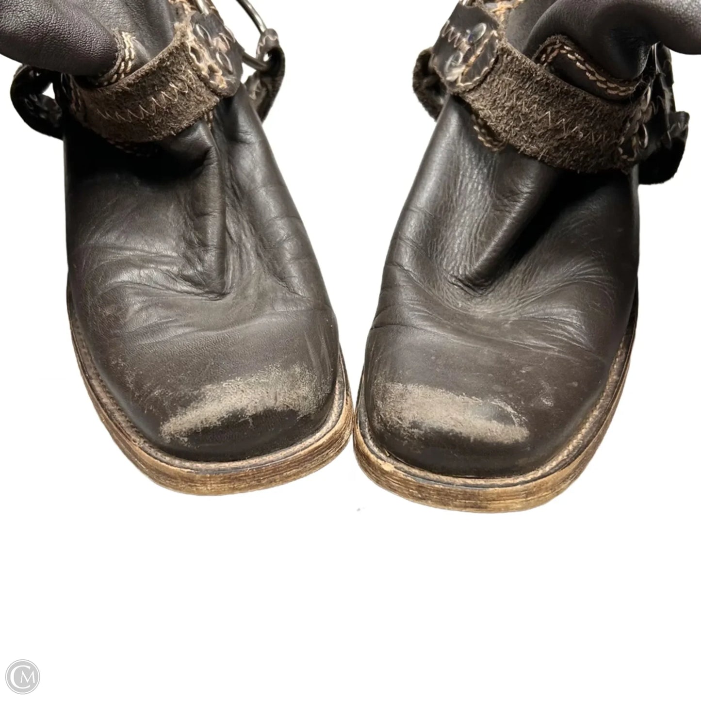 Boots Mid-calf Heels By Bed Stu In Brown, Size: 6.5