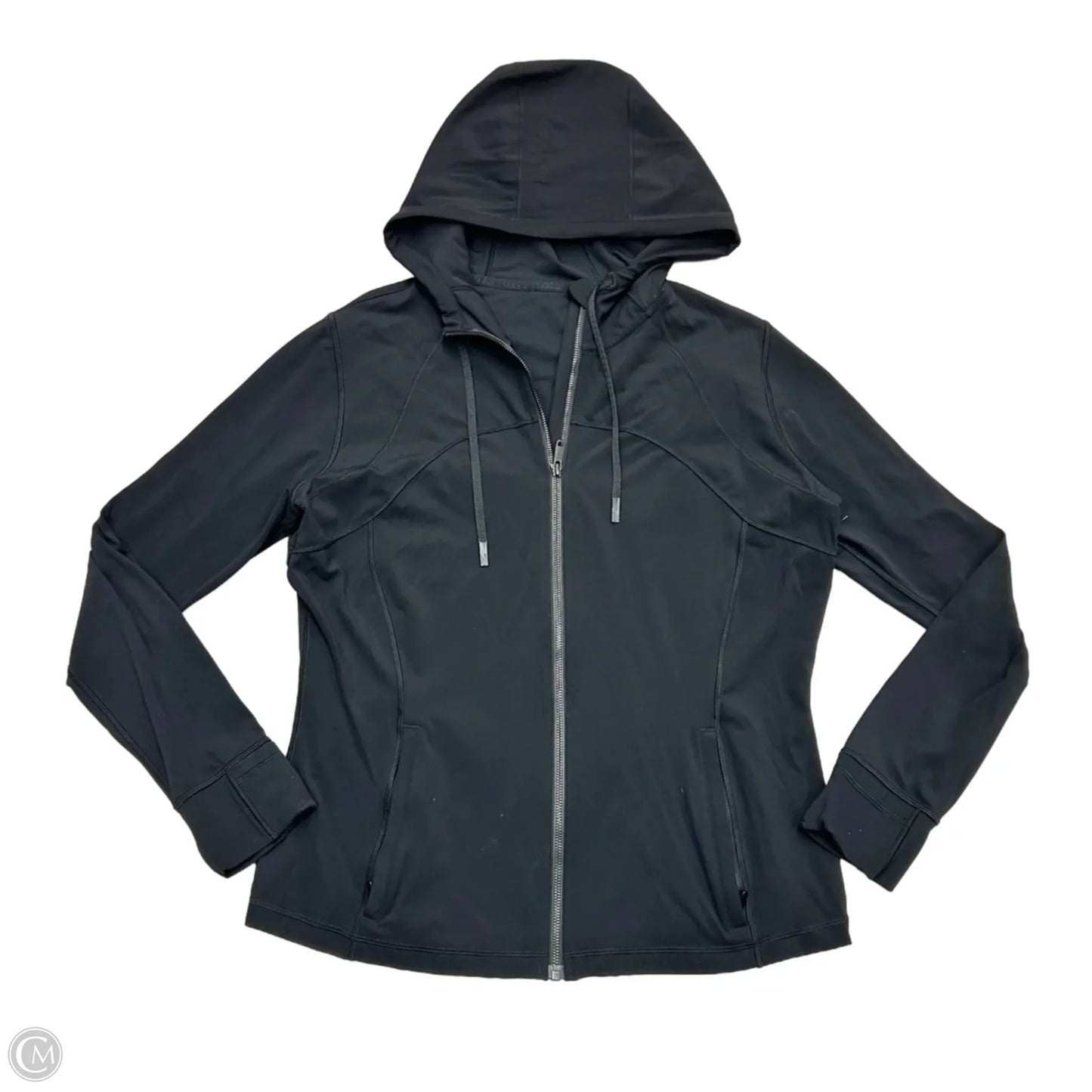 Athletic Jacket By Lululemon In Black, Size: 2x
