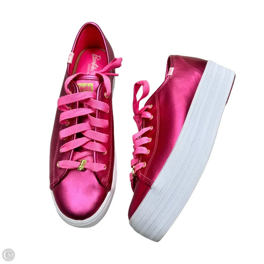 Shoes Sneakers Platform By Keds x Barbie In Pink, Size: 9