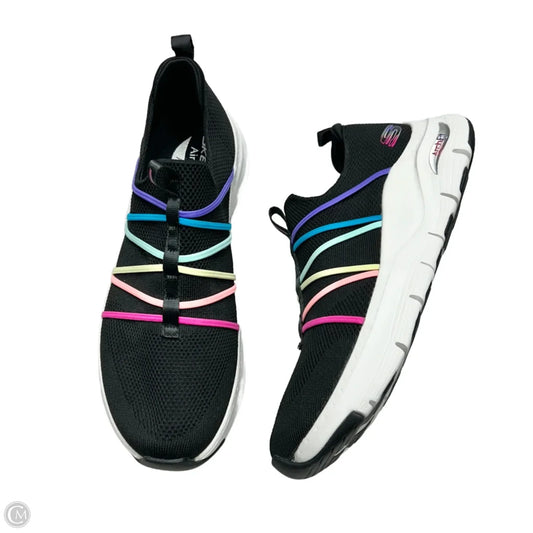 Shoes Athletic By Skechers In Black, Size: 8