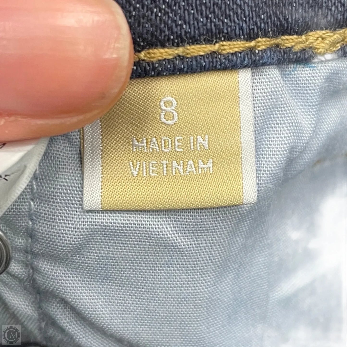 Jeans Designer By Michael Kors In Blue Denim, Size: 8