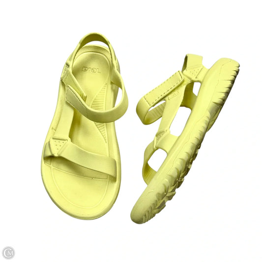 Sandals Sport By Teva In Yellow, Size: 8