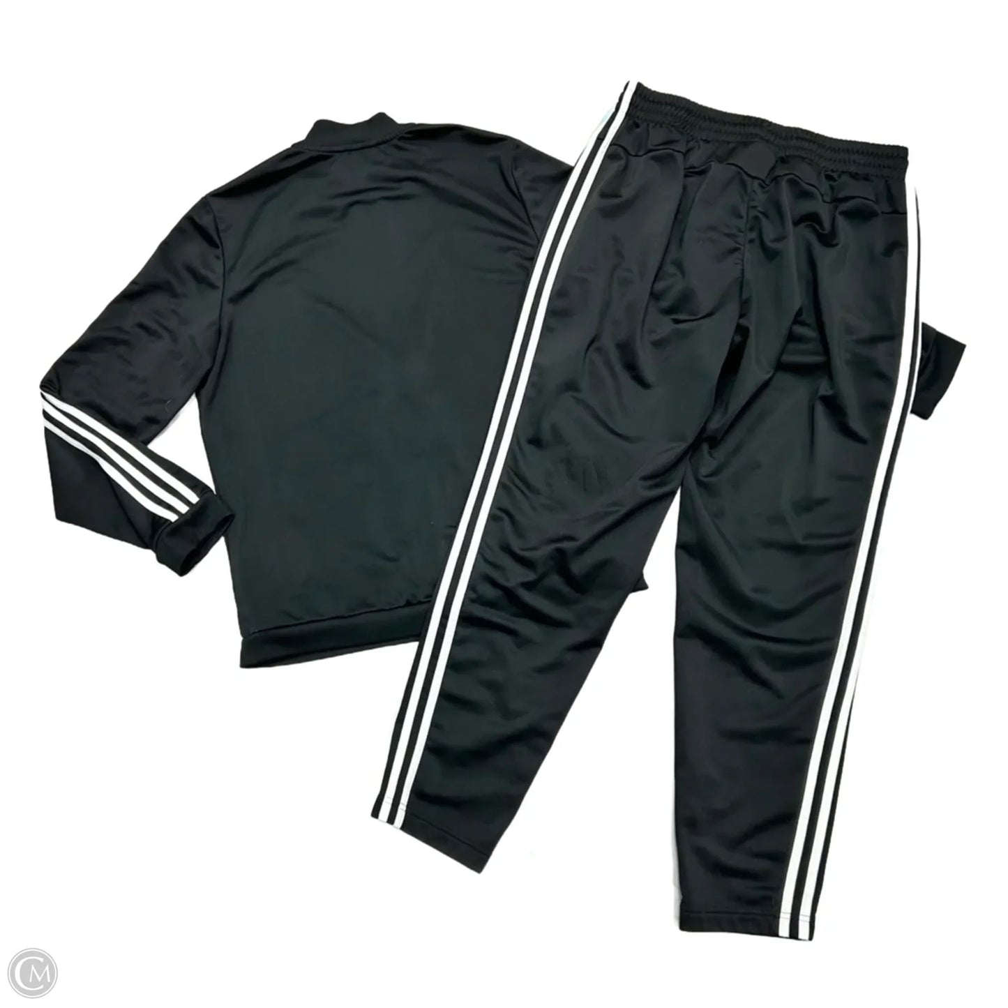 Lounge Set Pants By Adidas In Black & White, Size: L