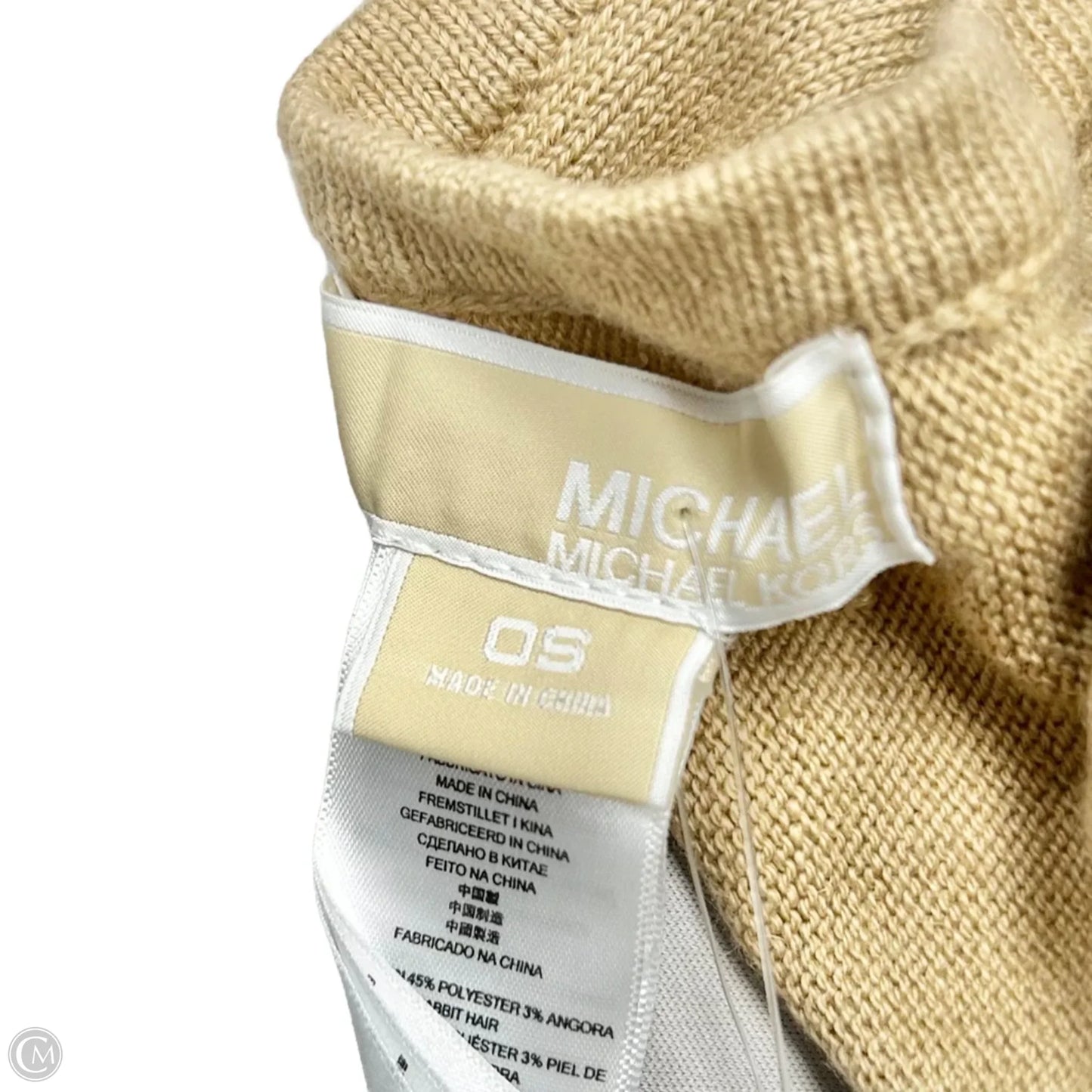 Shawl By Michael By Michael Kors In Tan, Size: Osfm