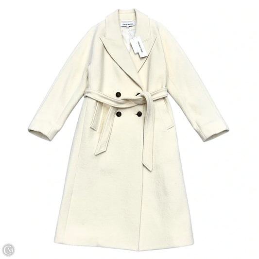 Coat Peacoat By Veronica Beard In Cream, Size: L