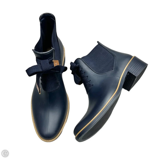 Boots Rain By Bernardo In Navy, Size: 9