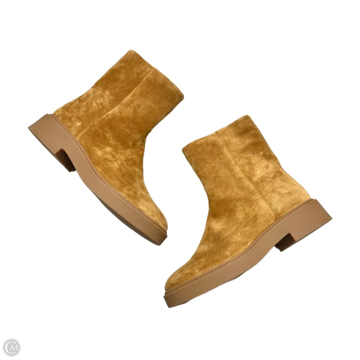 Boots Ankle Heels By Vince In Tan, Size: 9