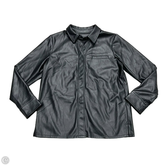 Jacket Shirt By Bagatelle In Black, Size: M