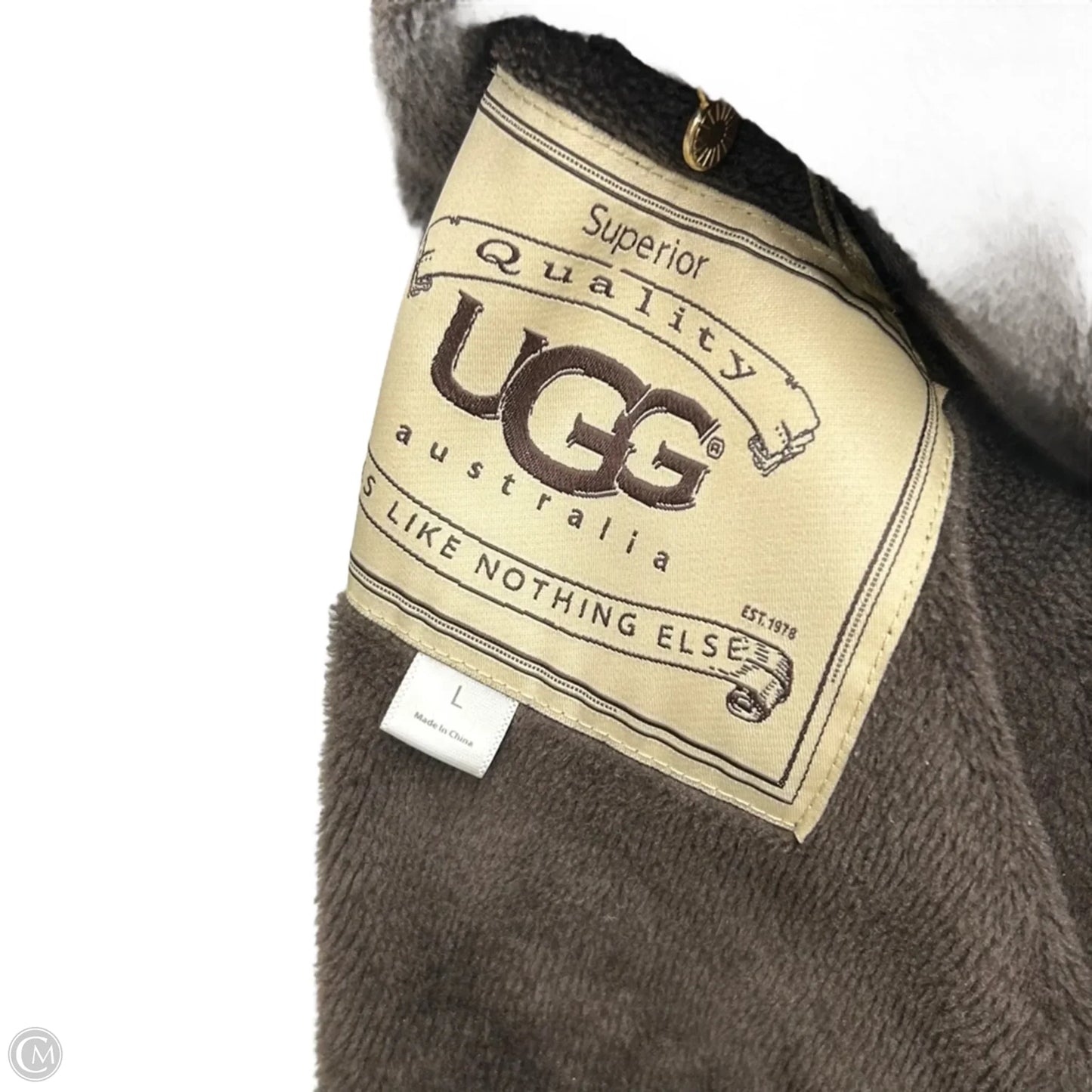 Robe Designer By Ugg In Brown, Size: L