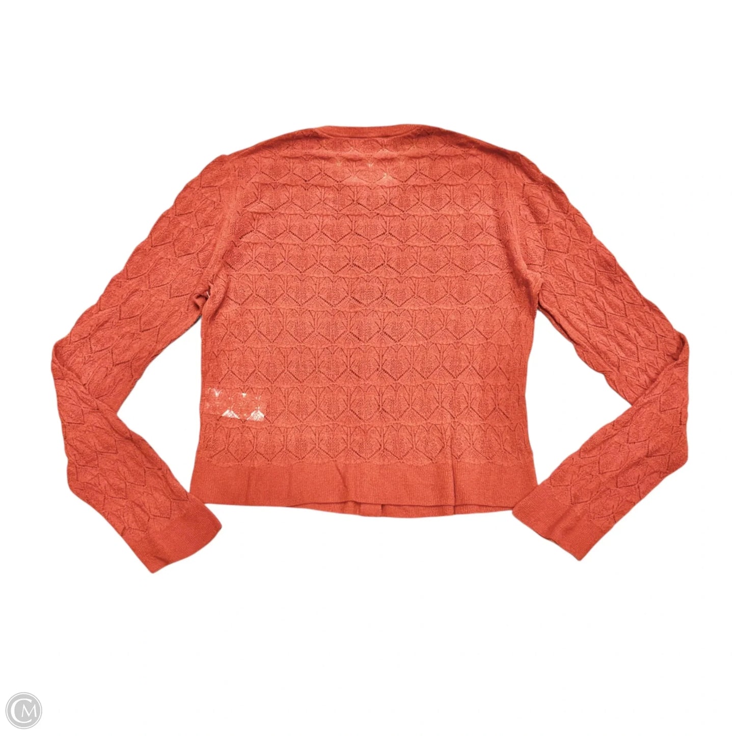 Top Long Sleeve By Vince In Orange, Size: S