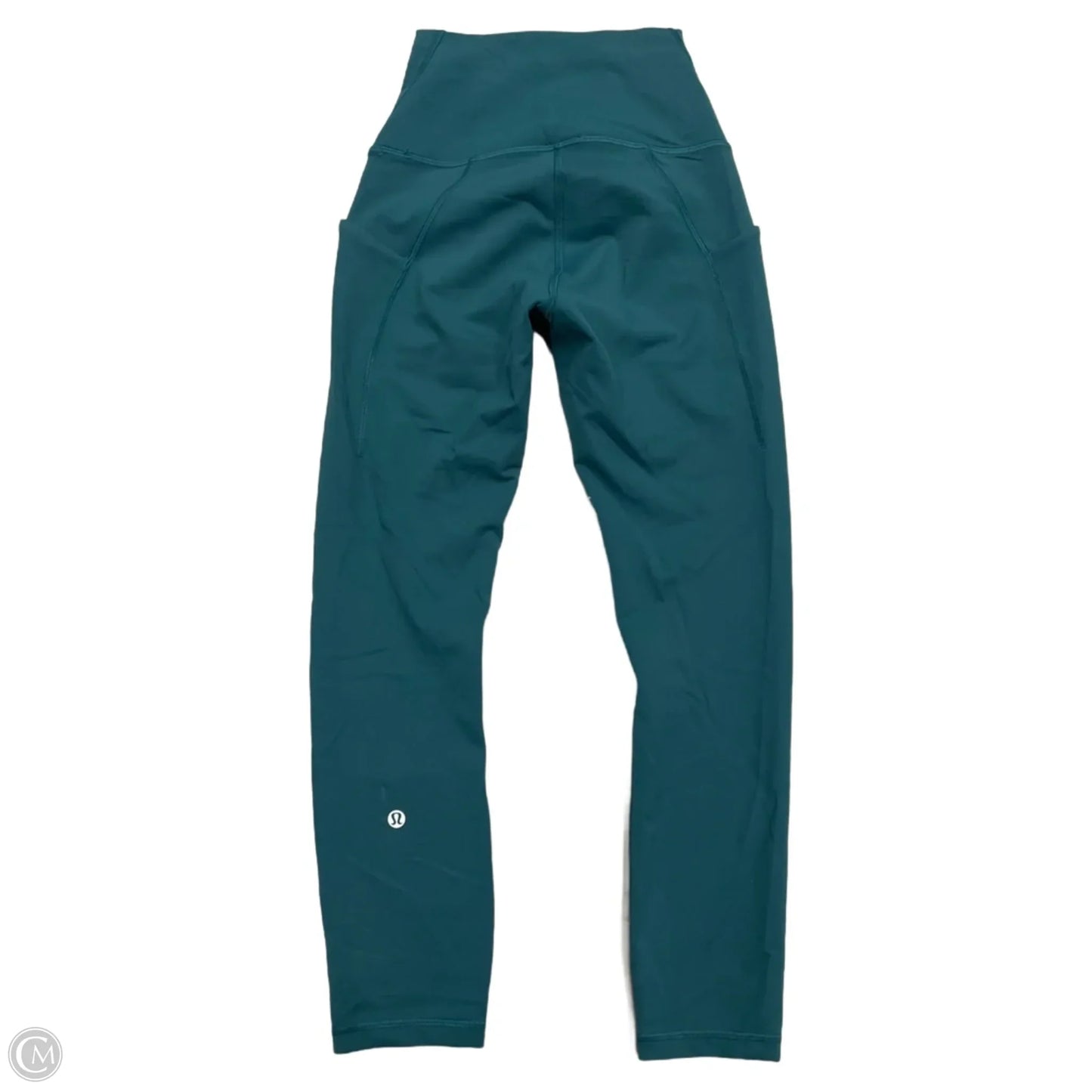 Athletic Leggings By Lululemon In Teal, Size: S