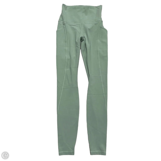 Athletic Leggings By Lululemon In Green, Size: S
