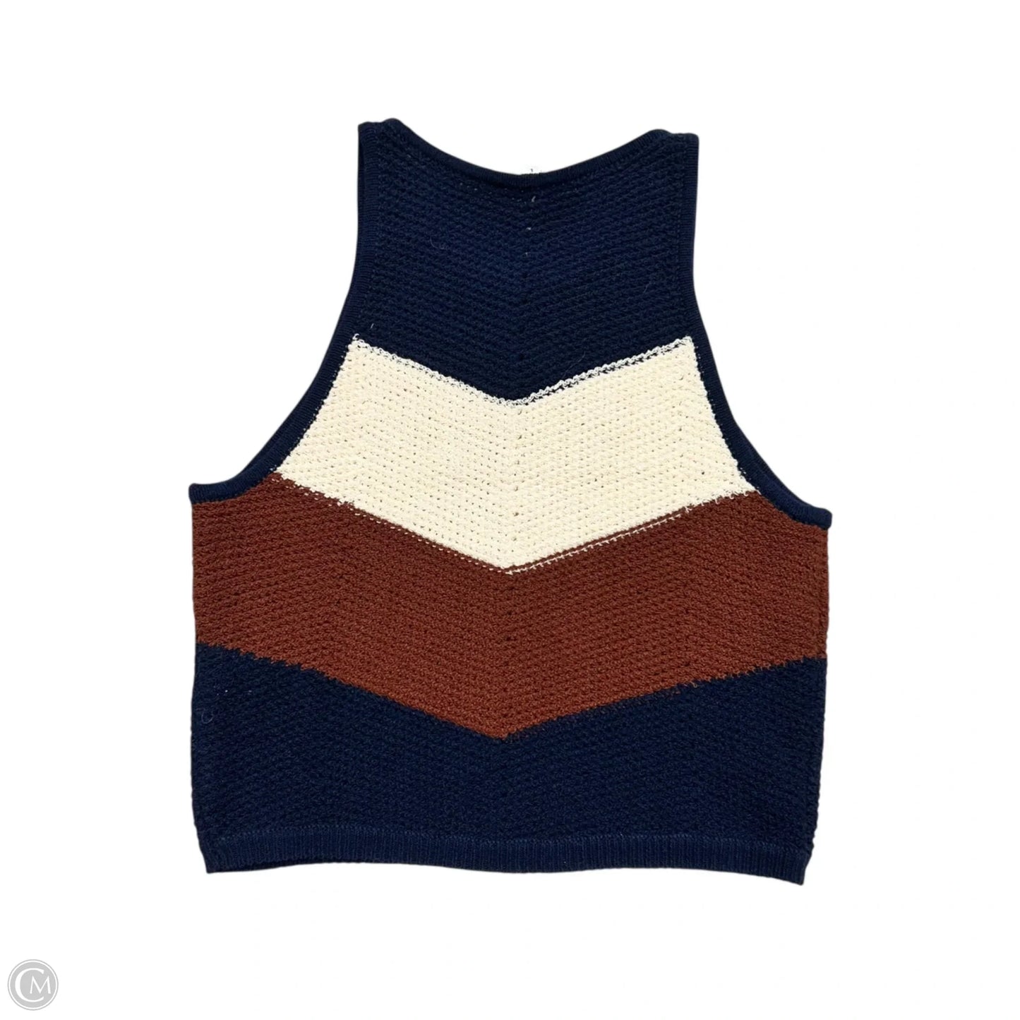 Top Sleeveless By Alc In Striped Pattern, Size: L