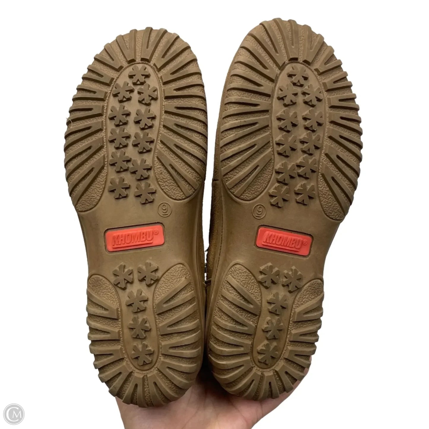 Boots Ankle Flats By Khombu In Tan, Size: 9