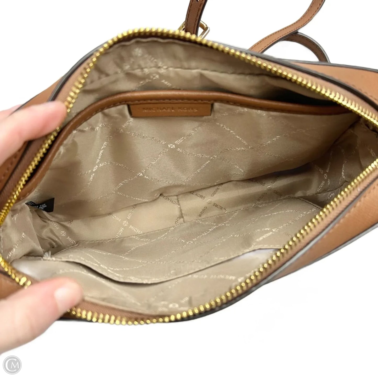 Crossbody Designer By Michael Kors, Size: Medium