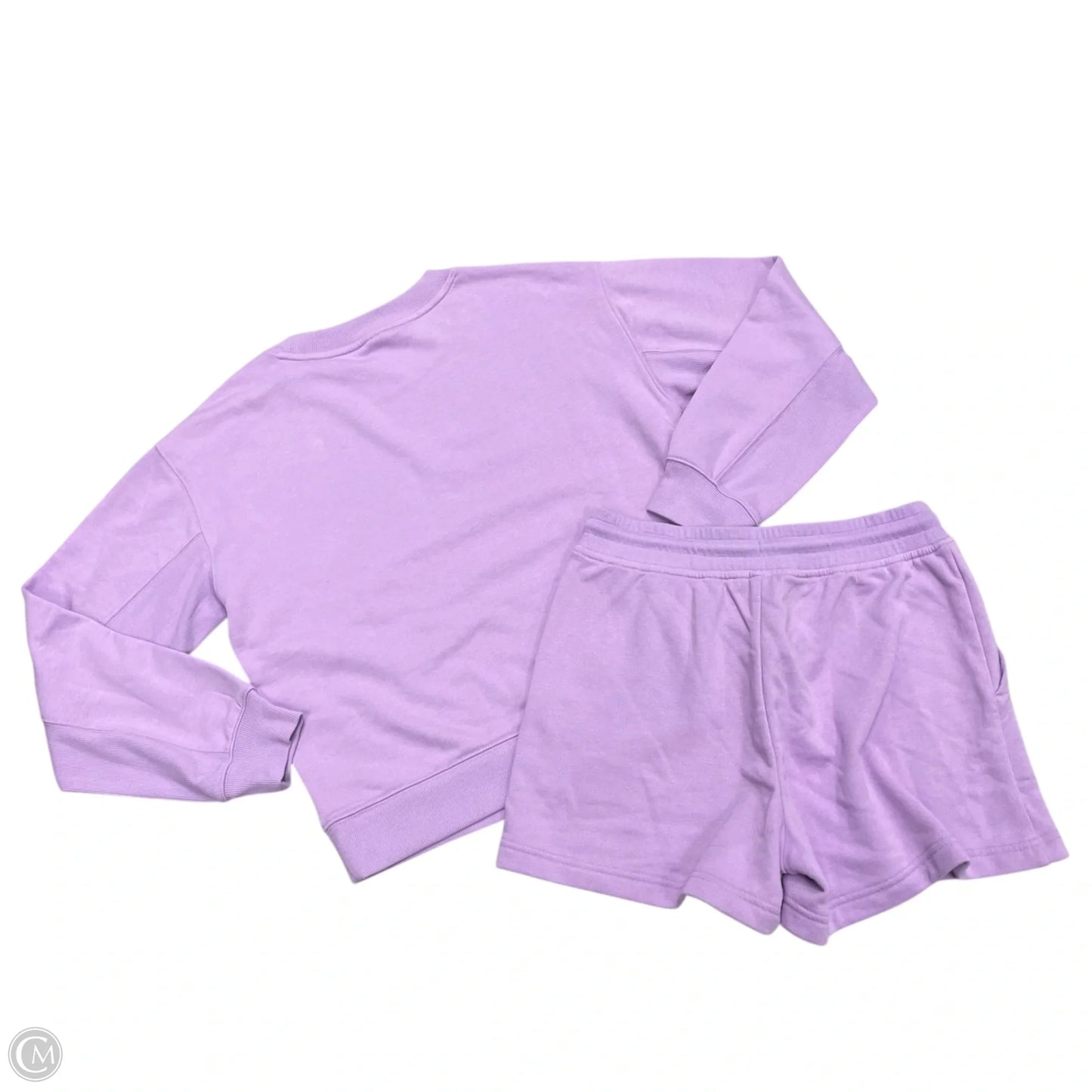 Lounge Set Shorts By Lou And Grey In Purple, Size: Xxs