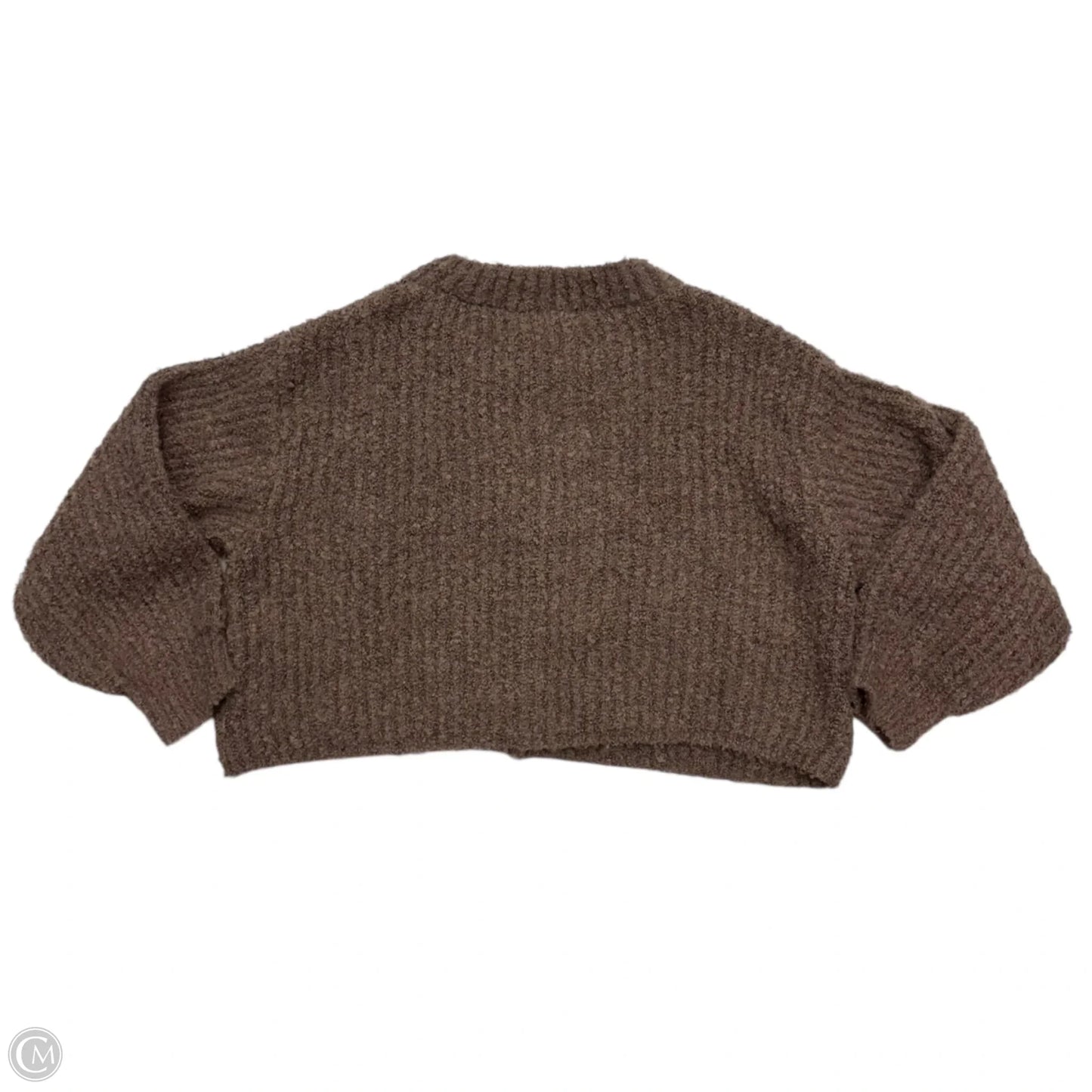 Sweater Cardigan By Fashion Nova In Brown, Size: 1x