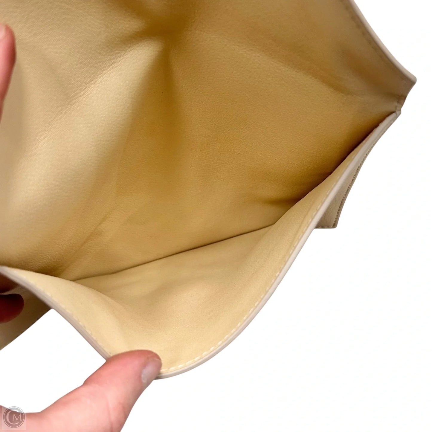 Clutch Leather By Lauracea, Size: Small