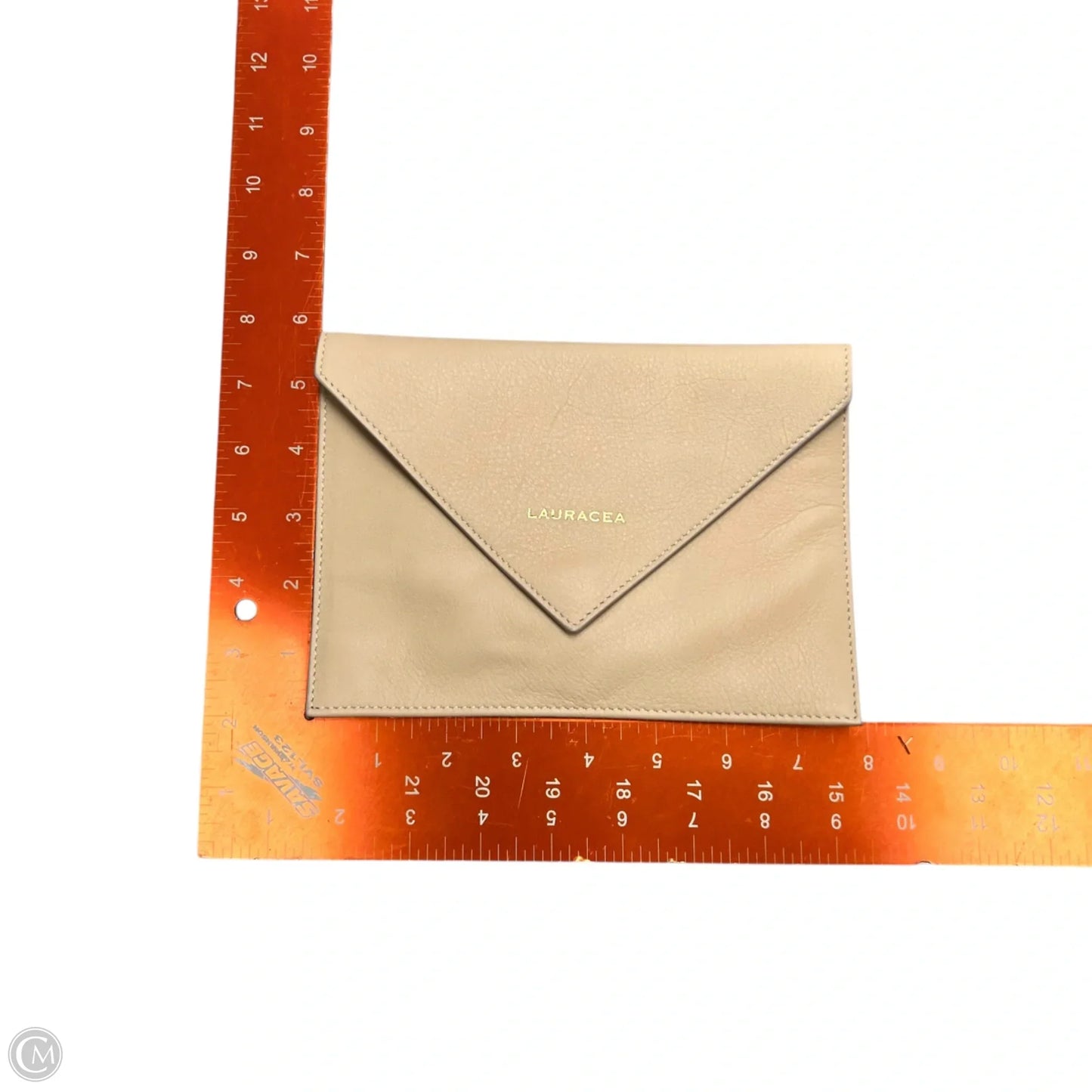 Clutch Leather By Lauracea, Size: Small