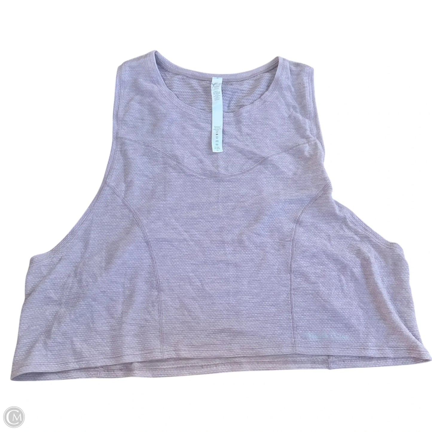 Athletic Tank Top By Lululemon In Mauve, Size: L