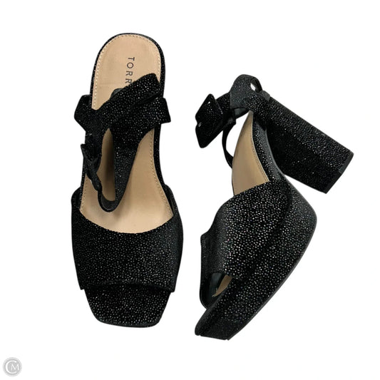 Sandals Heels Block By Torrid In Black, Size: 13ww