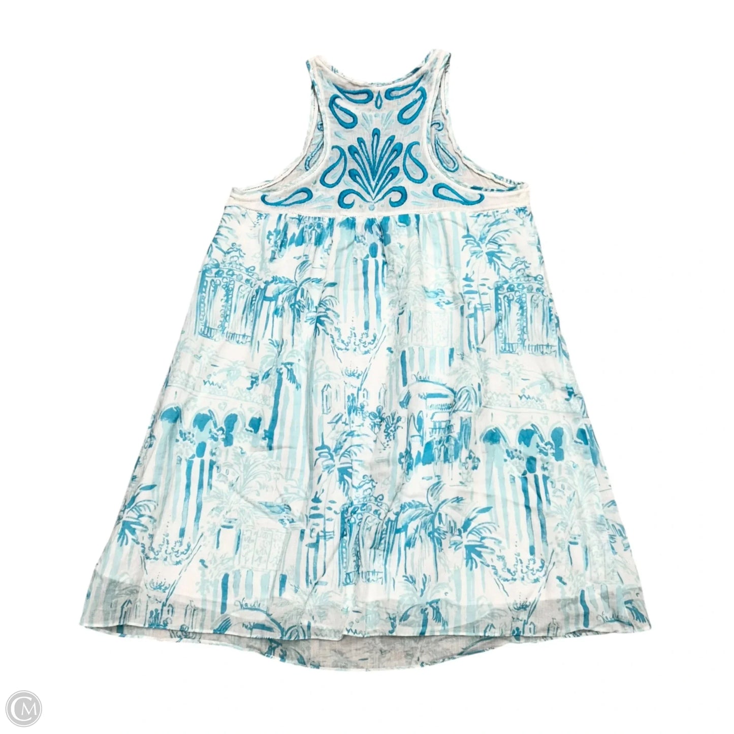 Dress Designer By Lilly Pulitzer In Blue & White, Size: S