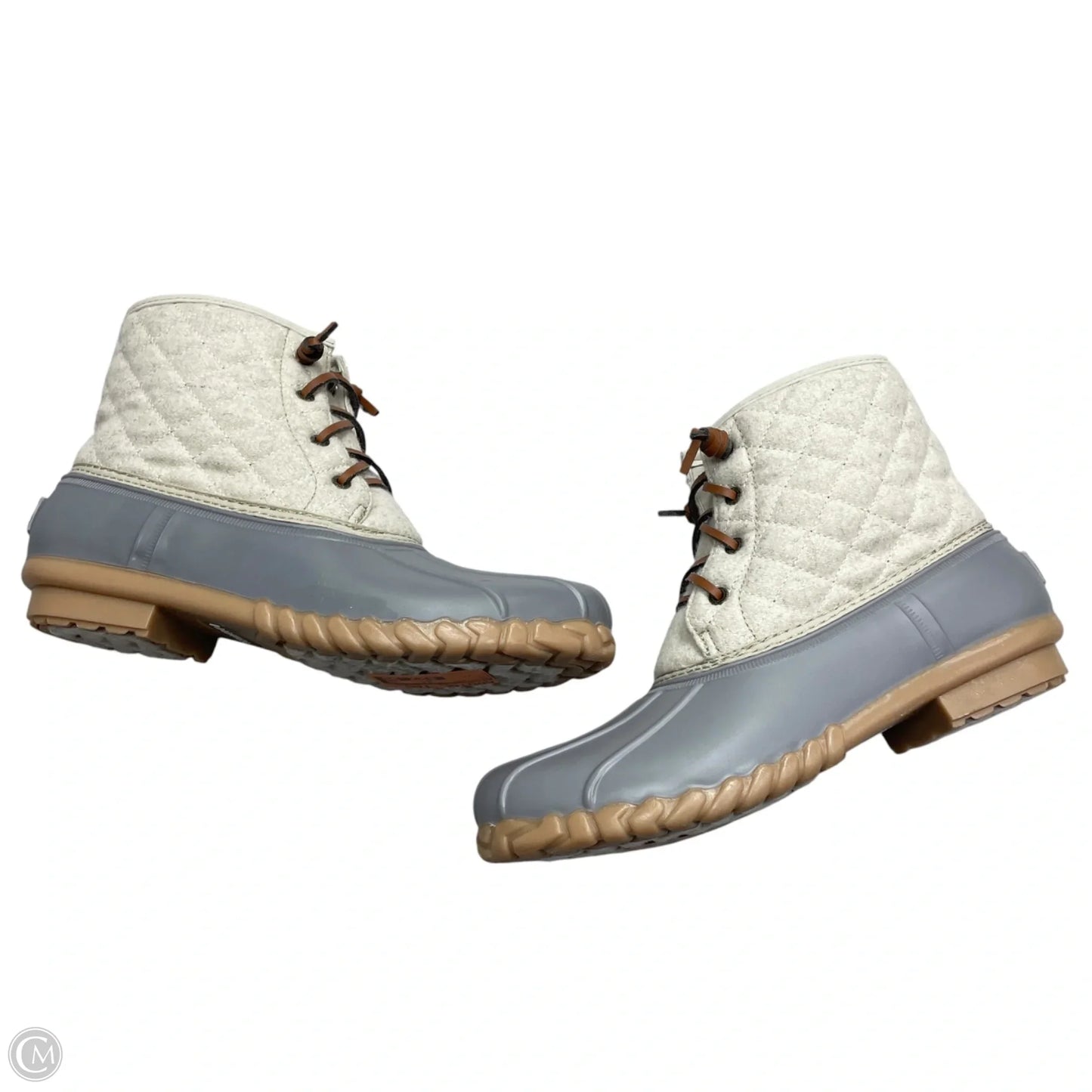 Boots Rain By Nautica In Grey & Tan, Size: 11