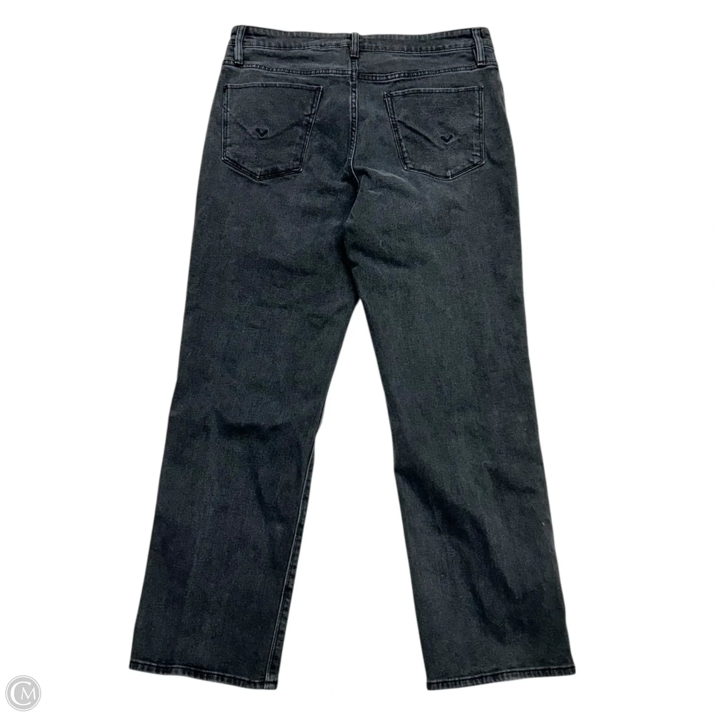 Jeans Wide Leg By Hudson In Black Denim, Size: 12