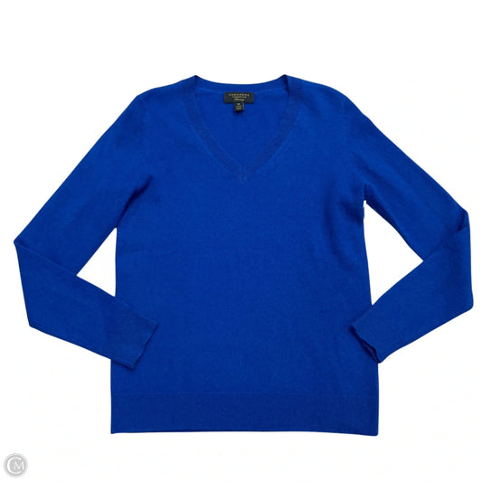 Sweater Cashmere By Charter Club In Blue, Size: Xs