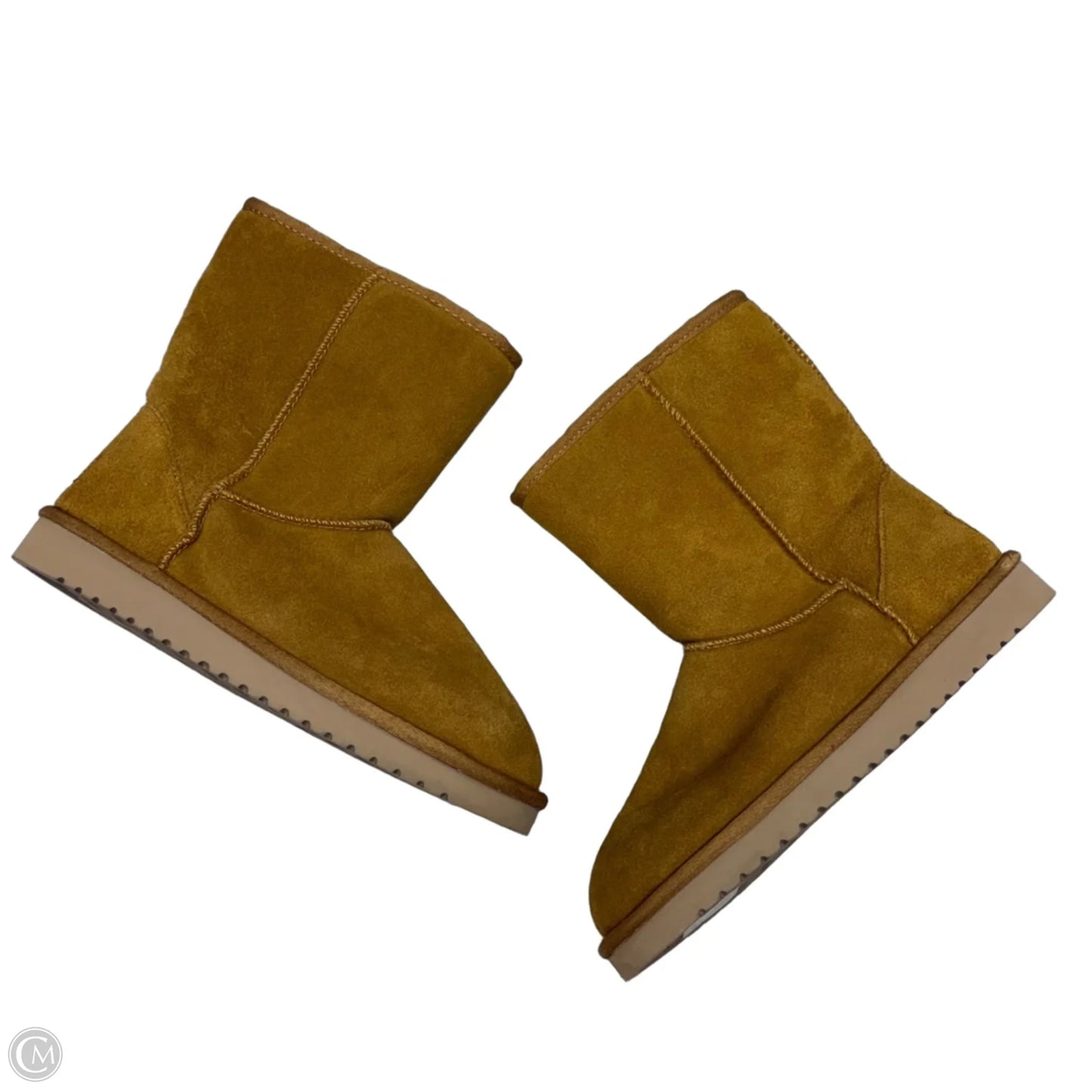 Boots Ankle Flats By Koolaburra By Ugg In Tan, Size: 10