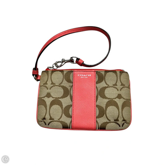 Wristlet Designer By Coach, Size: Small