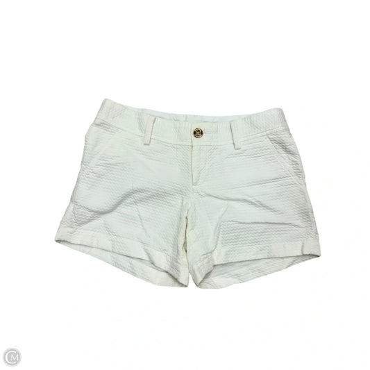 Shorts Designer By Lilly Pulitzer In White, Size: S